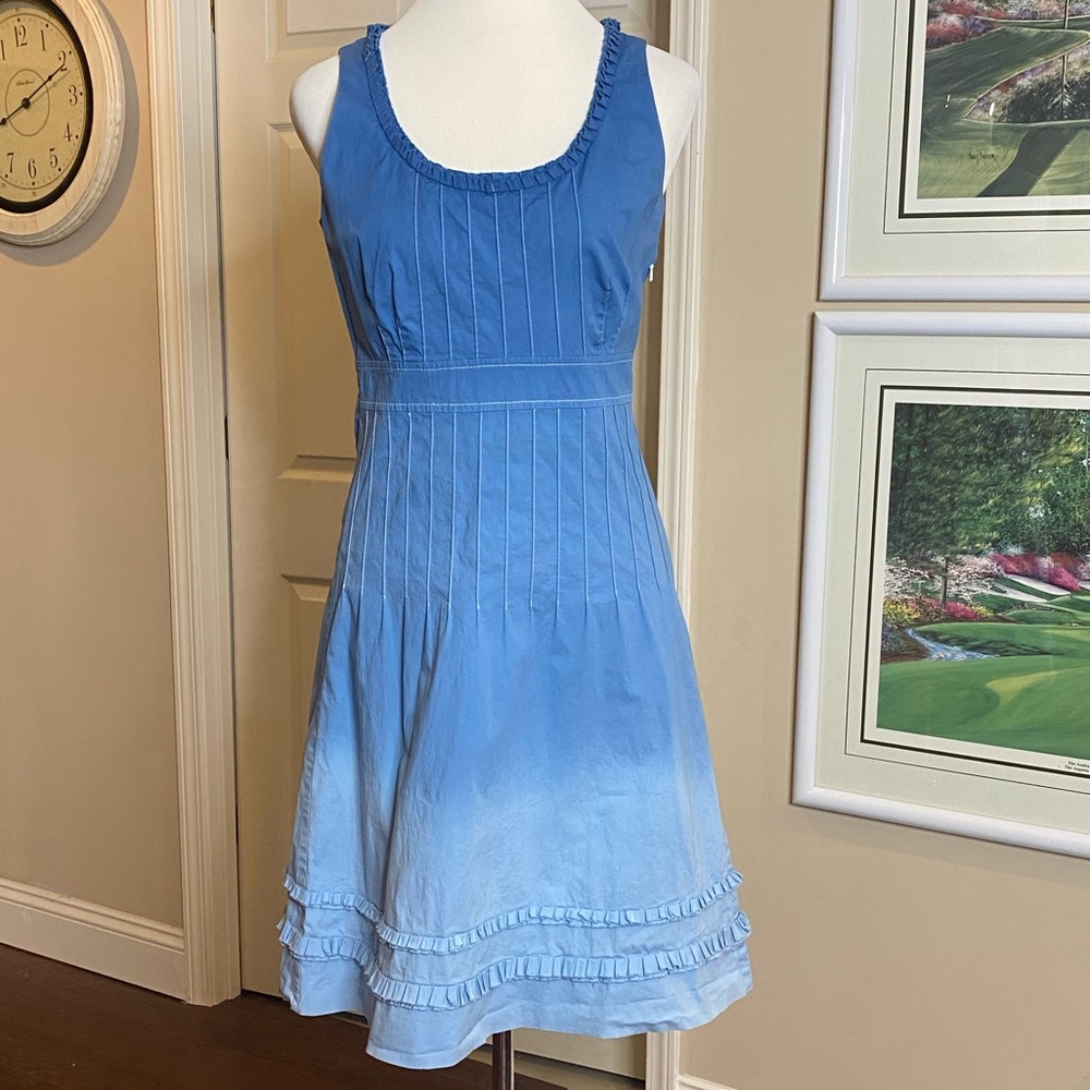 Tory Burch Denim Ombré Dress 8